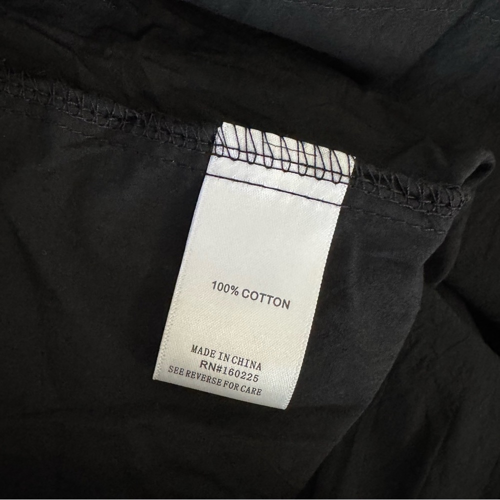 NEW WITH TAGS! Black Tiered Cotton Maxi Dress by Stitchdrop from Nordstrom - Picture 10 of 10